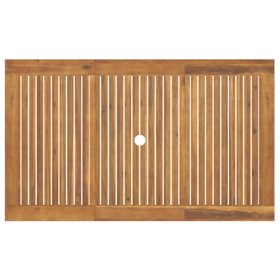 5-Delige Eethoek Massief Acaciahout 150 cm tafellengte