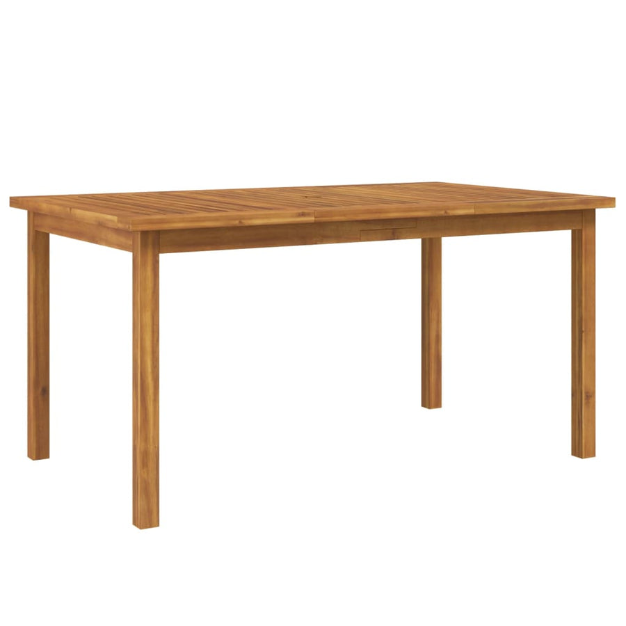 7-Delige Tuinset Massief Acaciahout 150 cm tafellengte