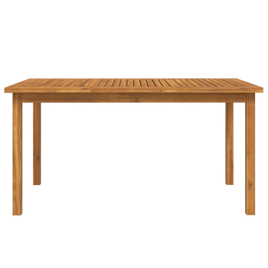7-Delige Tuinset Massief Acaciahout 150 cm tafellengte