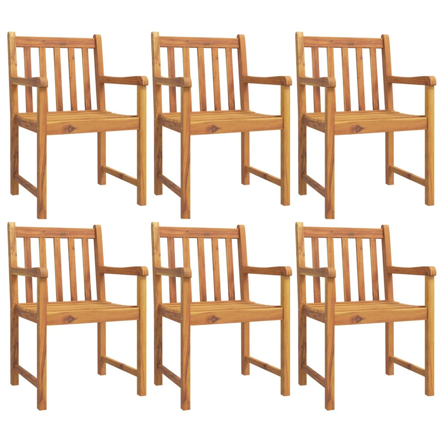 7-Delige Tuinset Massief Acaciahout 200 cm tafellengte