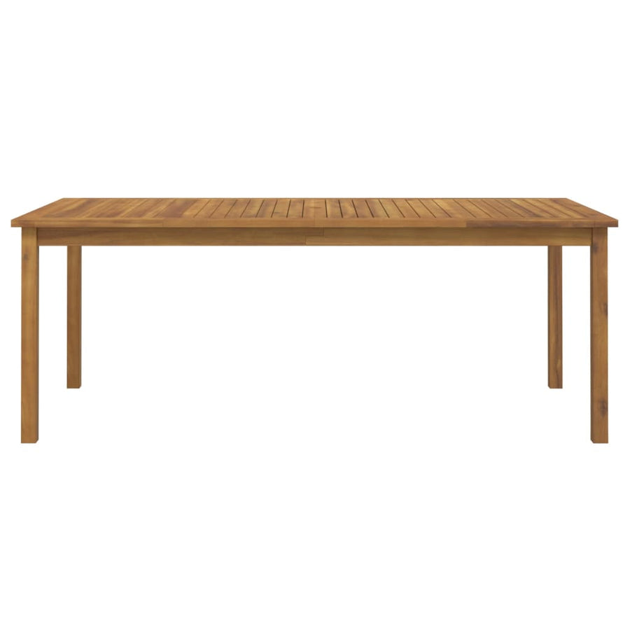 7-Delige Tuinset Massief Acaciahout 200 cm tafellengte