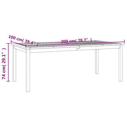 9-Delige Tuinset Massief Acaciahout 8