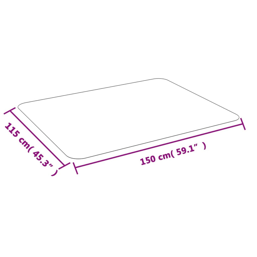 Vloermat Voor Laminaat Of Tapijt Pvc 150 x 115 cm