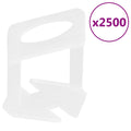 Nivelleerklemmen voor tegels 2500 st 3 mm