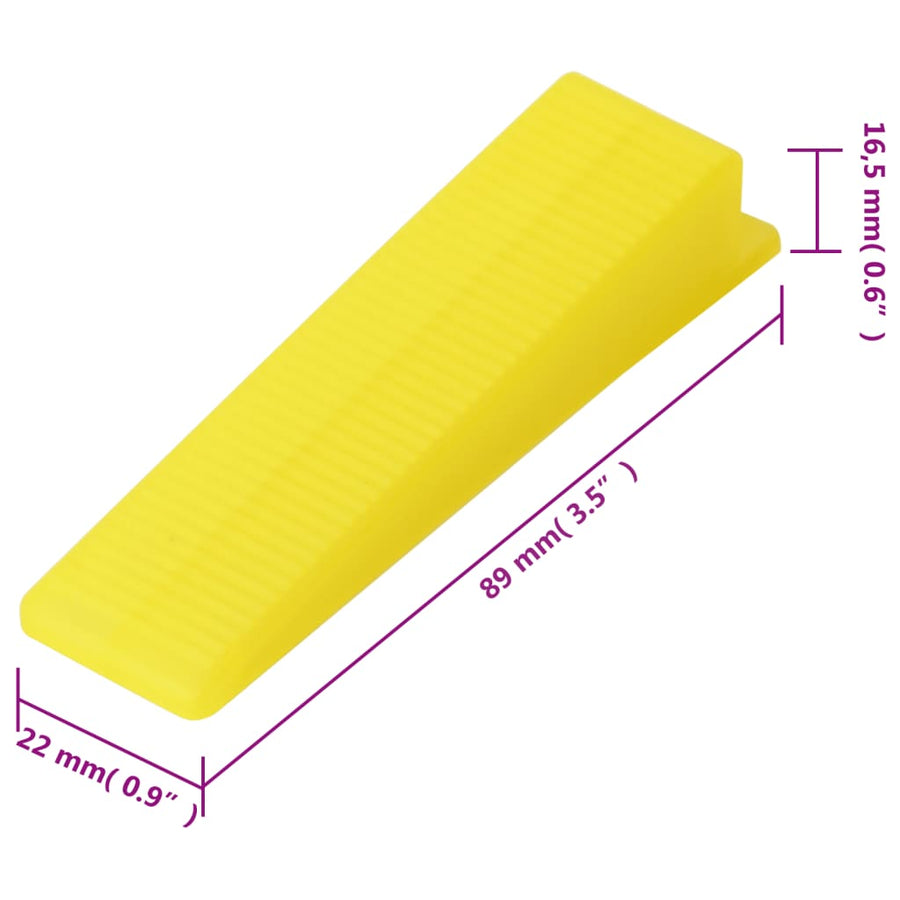 Nivelleringssysteem Voor Tegels 250 Wiggen 500 Klemmen 3 Mm