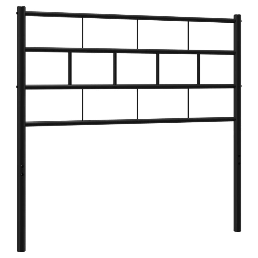 Hoofdbord 75 Cm Metaal Zwart
