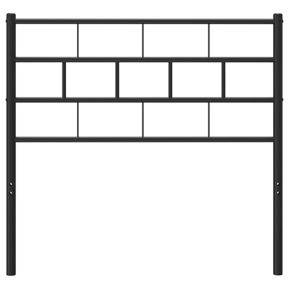 Hoofdbord 75 Cm Metaal Zwart