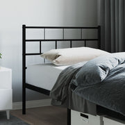 Replacement headboard 75 cm black metal