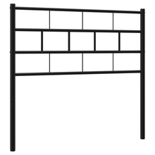 Hoofdbord 80 Cm Metaal Zwart