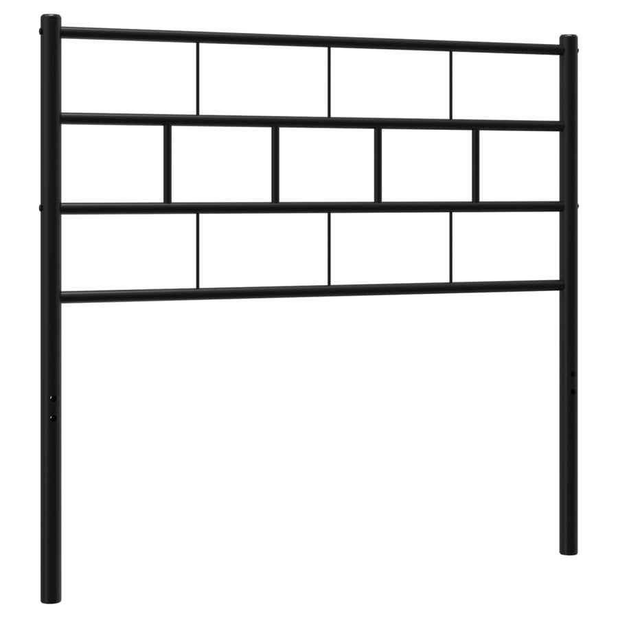 Hoofdbord 100 Cm Metaal Zwart