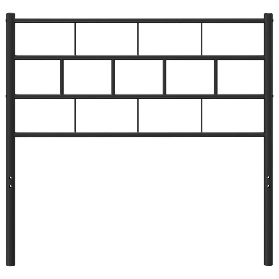 Hoofdbord 100 Cm Metaal Zwart