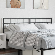 Replacement headboard 200 cm metal black