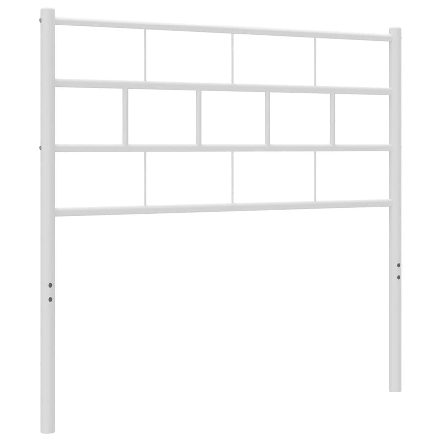 Hoofdbord 75 Cm Metaal Wit