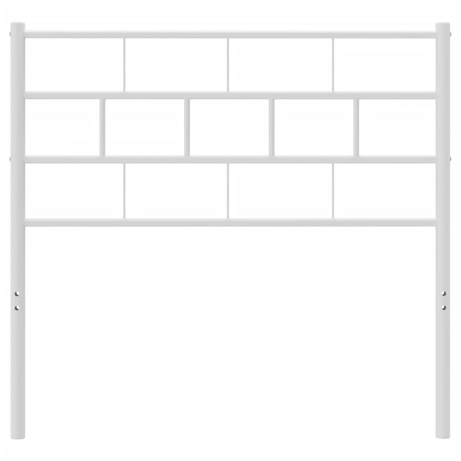 Hoofdbord 75 Cm Metaal Wit