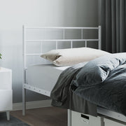 Replacement headboard 75 cm metal white