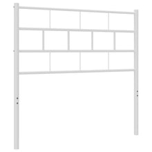 Hoofdbord 80 Cm Metaal Wit
