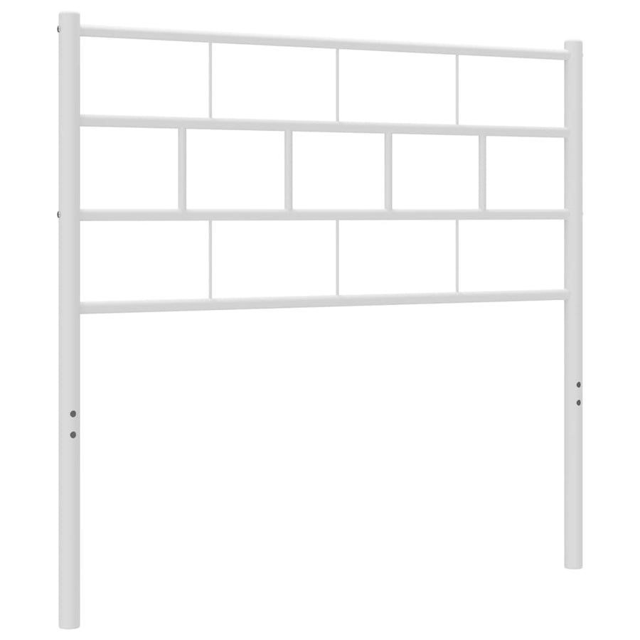 Hoofdbord 80 Cm Metaal Wit
