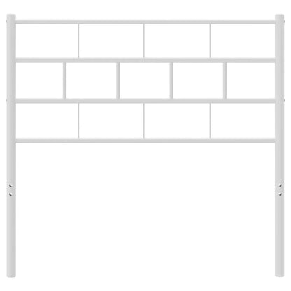 Hoofdbord 80 Cm Metaal Wit