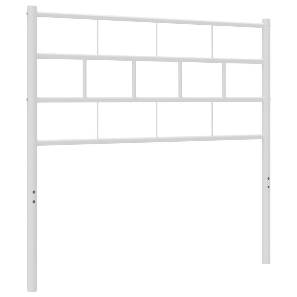 Hoofdbord 107 Cm Metaal Wit