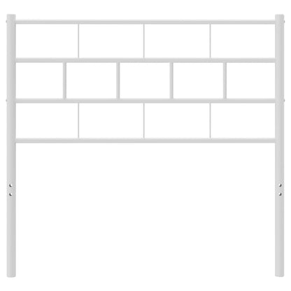 Hoofdbord 107 Cm Metaal Wit