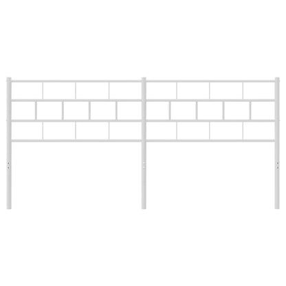 Hoofdbord 160 Cm Metaal Wit