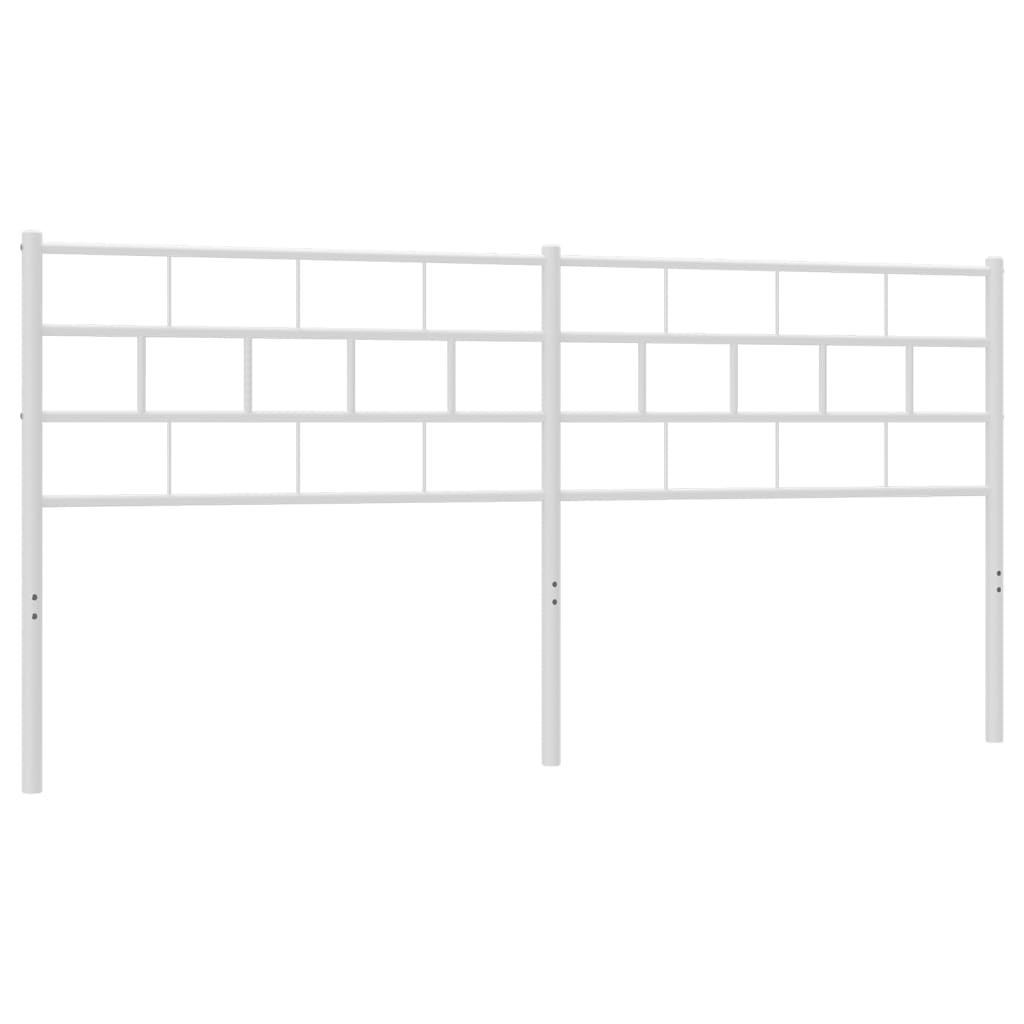 Hoofdbord 180 Cm Metaal Wit