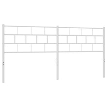 Hoofdbord 180 Cm Metaal Wit