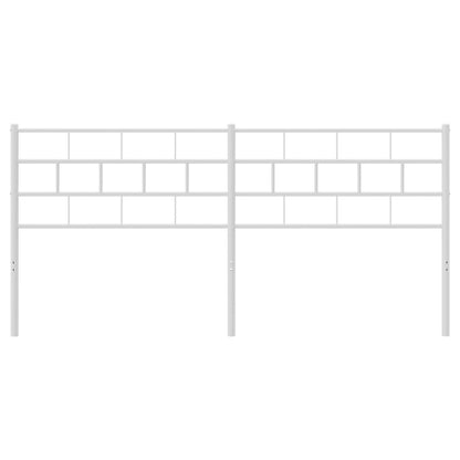 Hoofdbord 180 Cm Metaal Wit