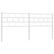Hoofdbord 193 Cm Metaal Wit