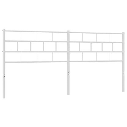 Hoofdbord 193 Cm Metaal Wit