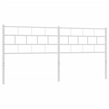 Hoofdbord 200 Cm Metaal Wit