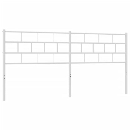 Hoofdbord 200 Cm Metaal Wit