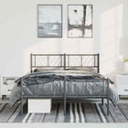 Bedframe metaal zwart 150x200 cm