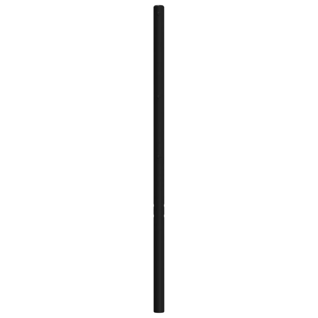 Hoofdbord 75 Cm Metaal Zwart