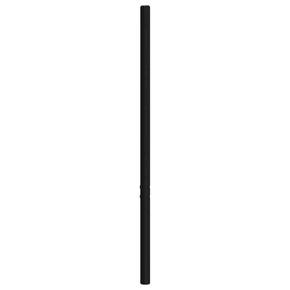 Vervangend hoofdbord 135 cm metaal zwart