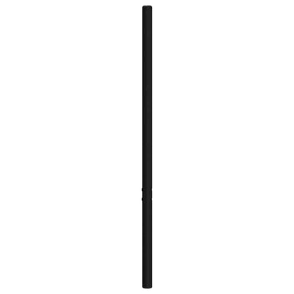 Vervangend hoofdbord 150 cm metaal zwart