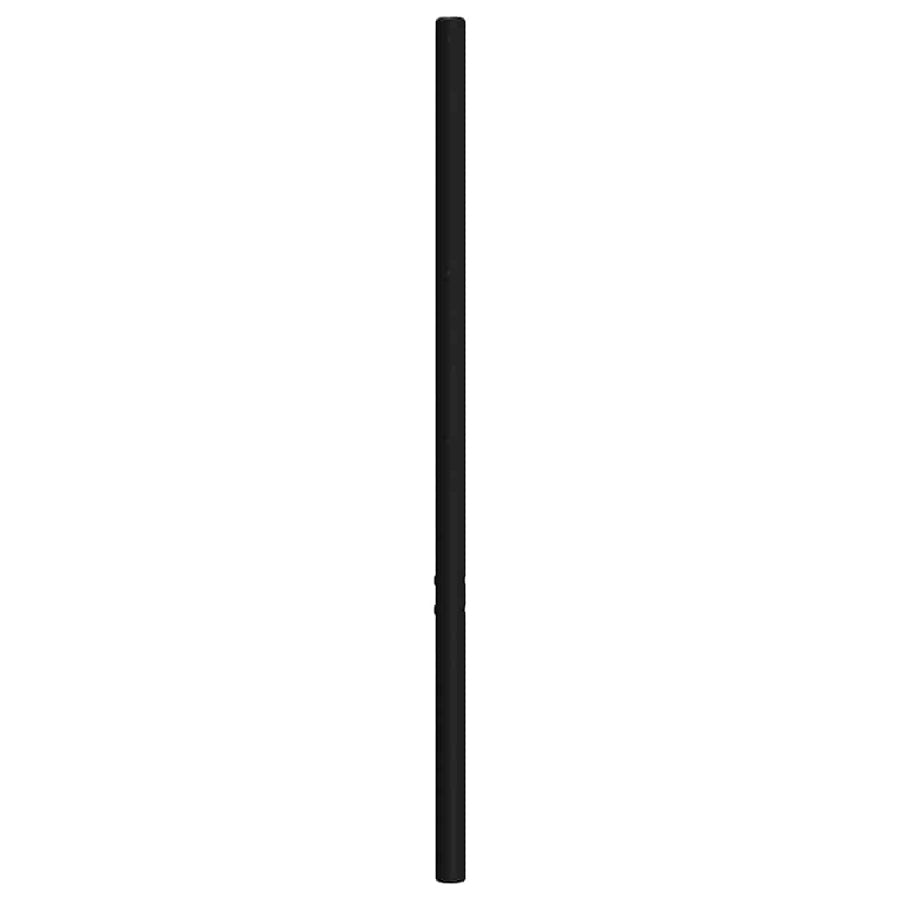 Vervangend hoofdbord 150 cm metaal zwart
