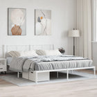 Bedframe metaal wit 183x213 cm