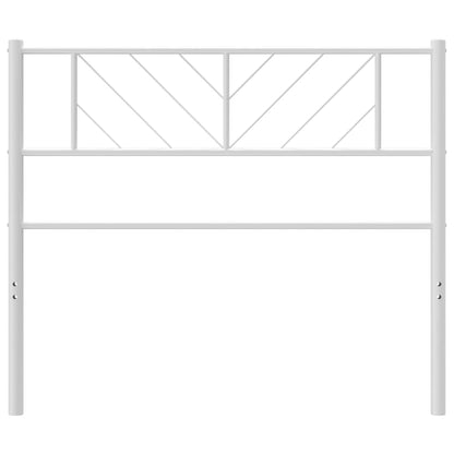 Hoofdbord 75 Cm Metaal Wit