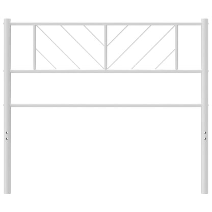 Hoofdbord Metaal 90 cm Wit