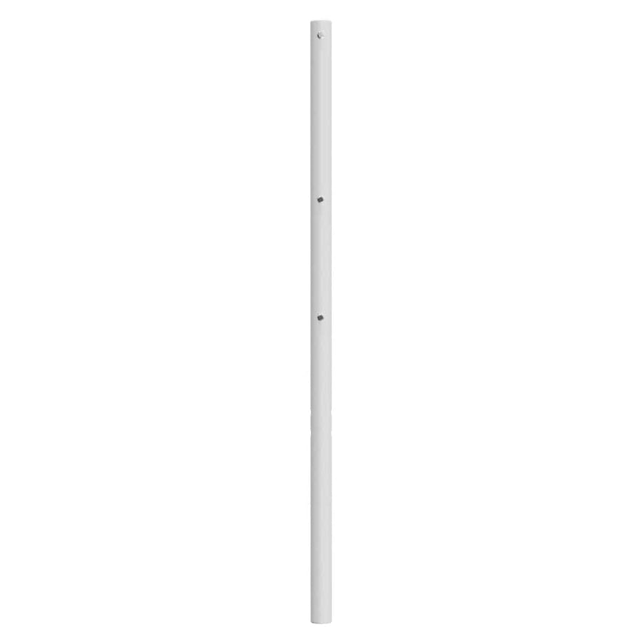 Vervangend hoofdbord 100 cm metaal wit