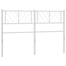 Hoofdbord Metaal 120 cm Wit