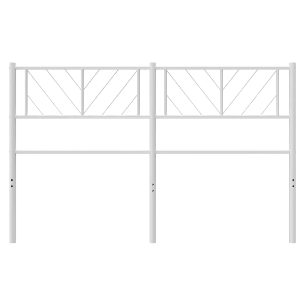 Hoofdbord Metaal 120 cm Wit