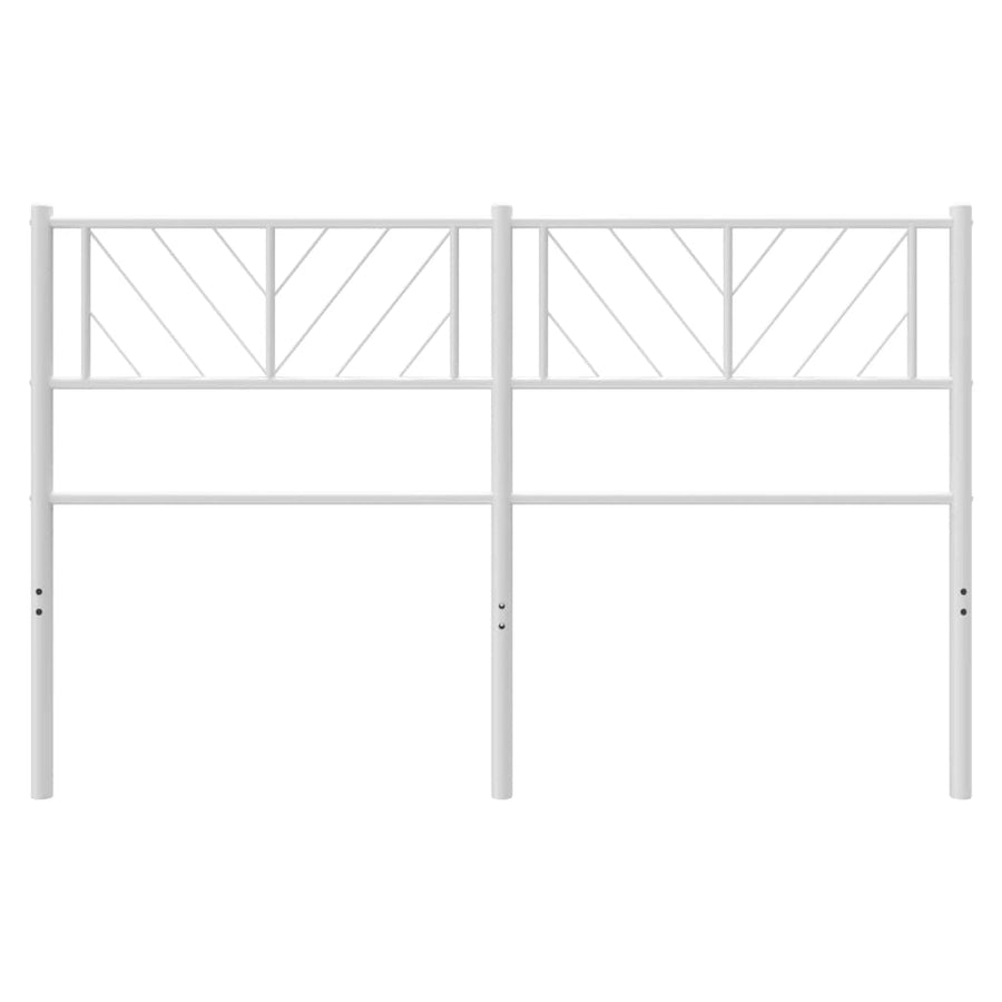 Hoofdbord Metaal 120 cm Wit