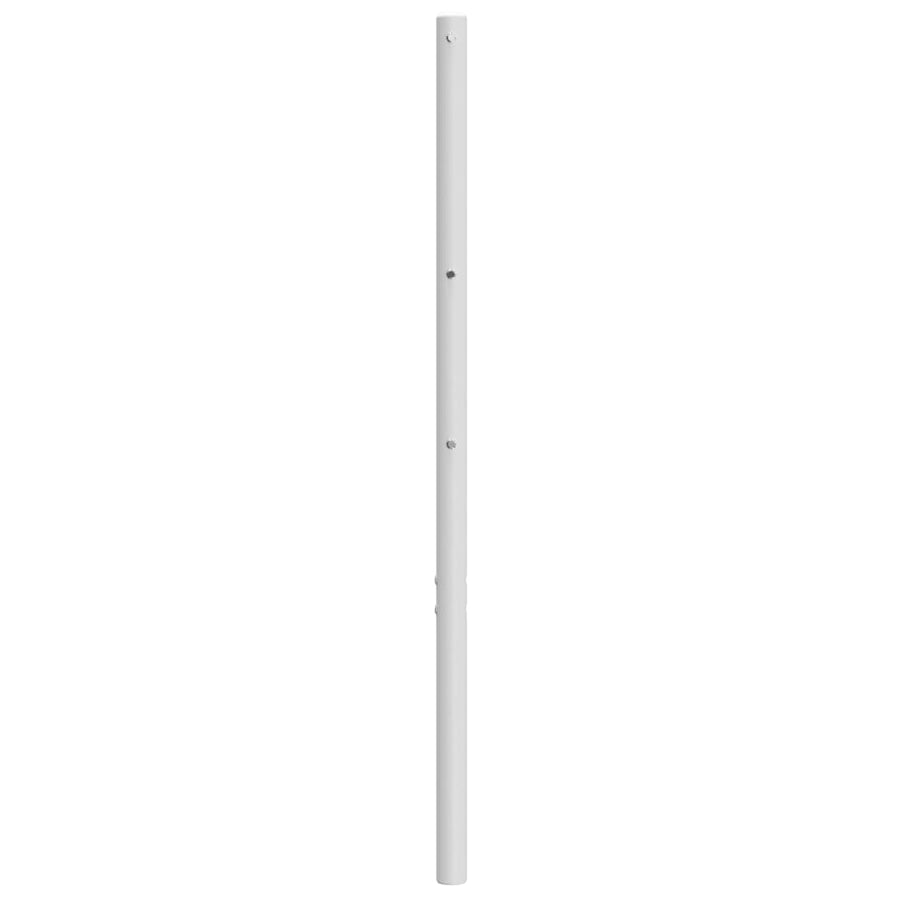 Hoofdbord Metaal 120 cm Wit