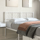Replacement headboard 120 cm metal white