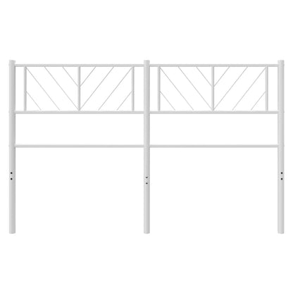 Hoofdbord Metaal 135 cm Wit