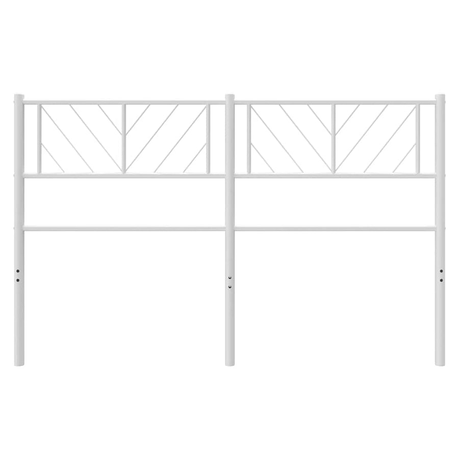 Hoofdbord Metaal 135 cm Wit