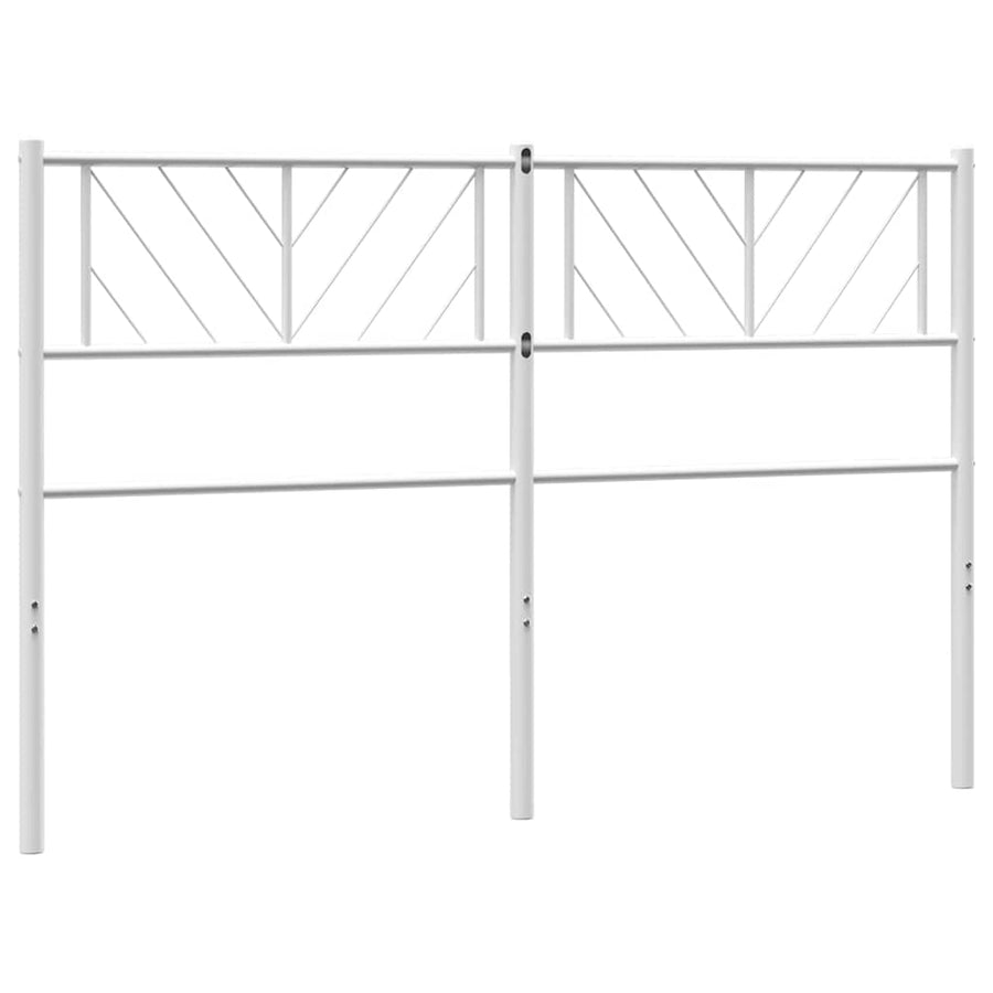 Hoofdbord Metaal 135 cm Wit