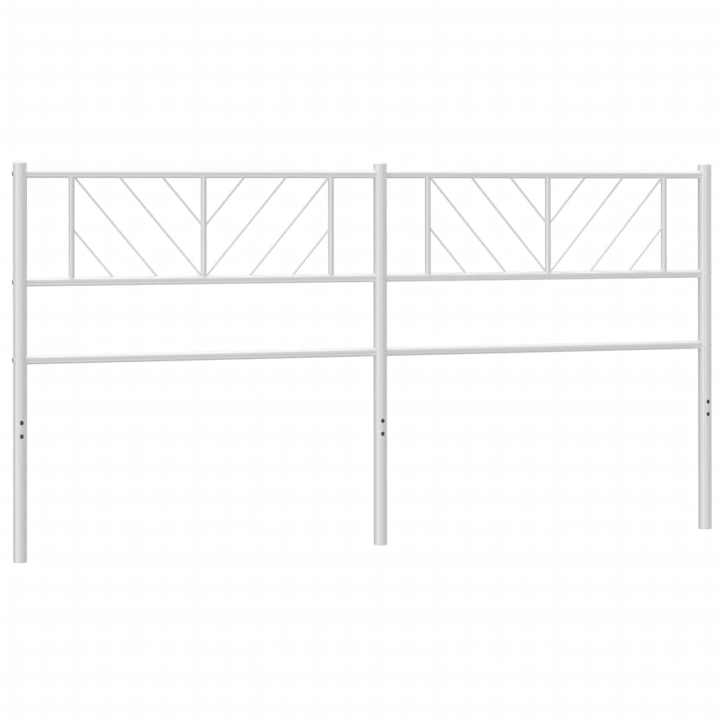 Hoofdbord 180 Cm Metaal Wit